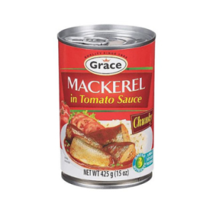 Grace Mackerel, In Tomato Sauce, Chunky (15oz)